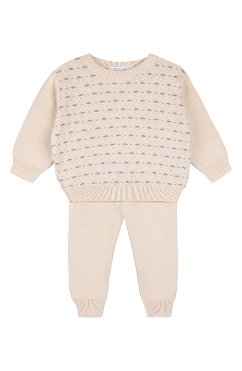 Feltman Brothers Heirloom Lattice Sweater & Pants Set, Main, color,