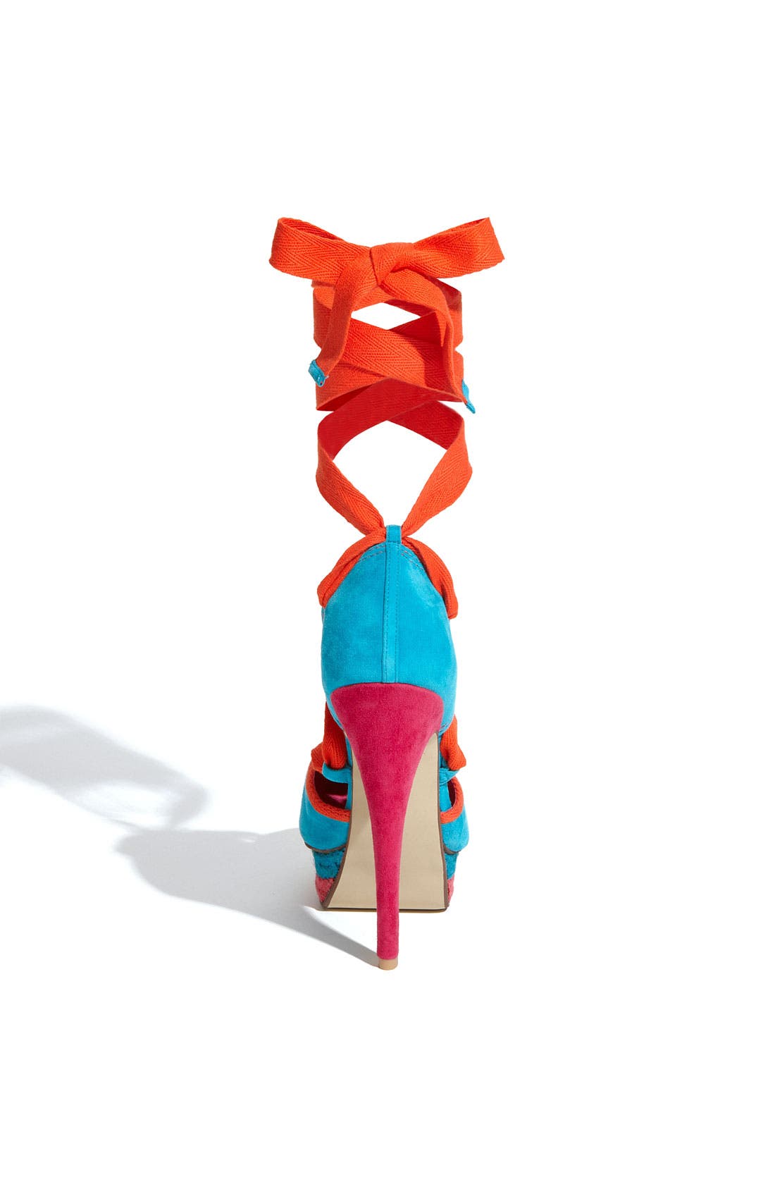 'Munroe' Pump, Alternate, color, AQUA FUCHSIA SUEDE