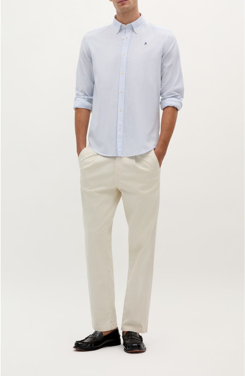 Scalpers Thin Jon Bd Shirt, Alternate, color, Skyblue Stripes