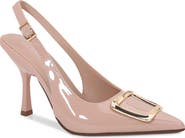 BERNESS Buckle Slingback Stiletto Pump