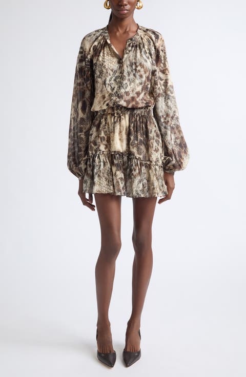 Vivi Silk Blend Minidress