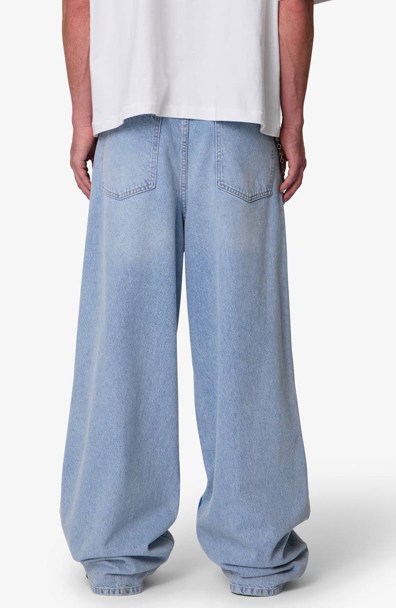 mnml Baggy Washed Rave Denim Jeans, Alternate, color,