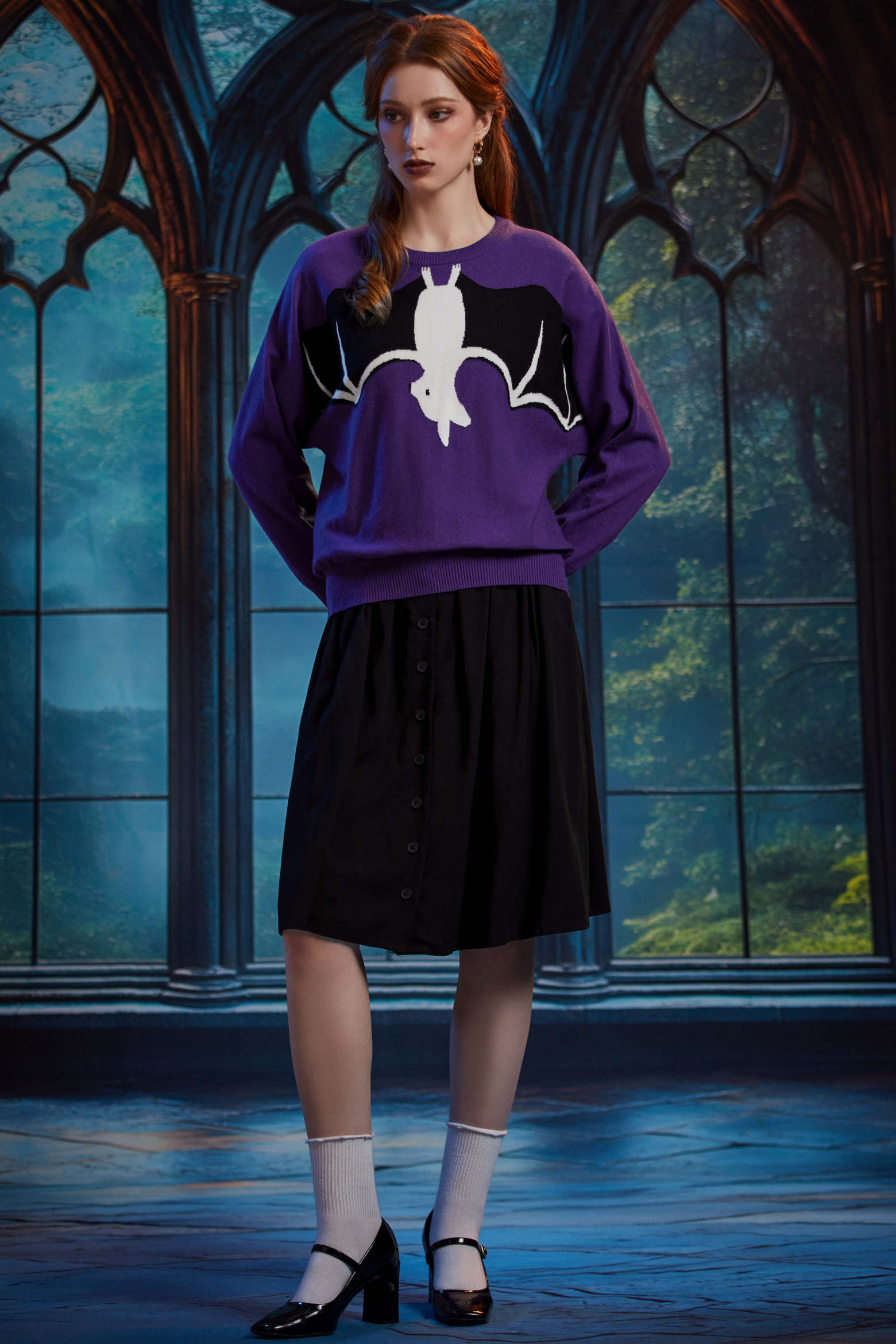 Modcloth Customer Service ModCloth Hangin' Around Pullover Bat Sweater (Women) | Nordstrom