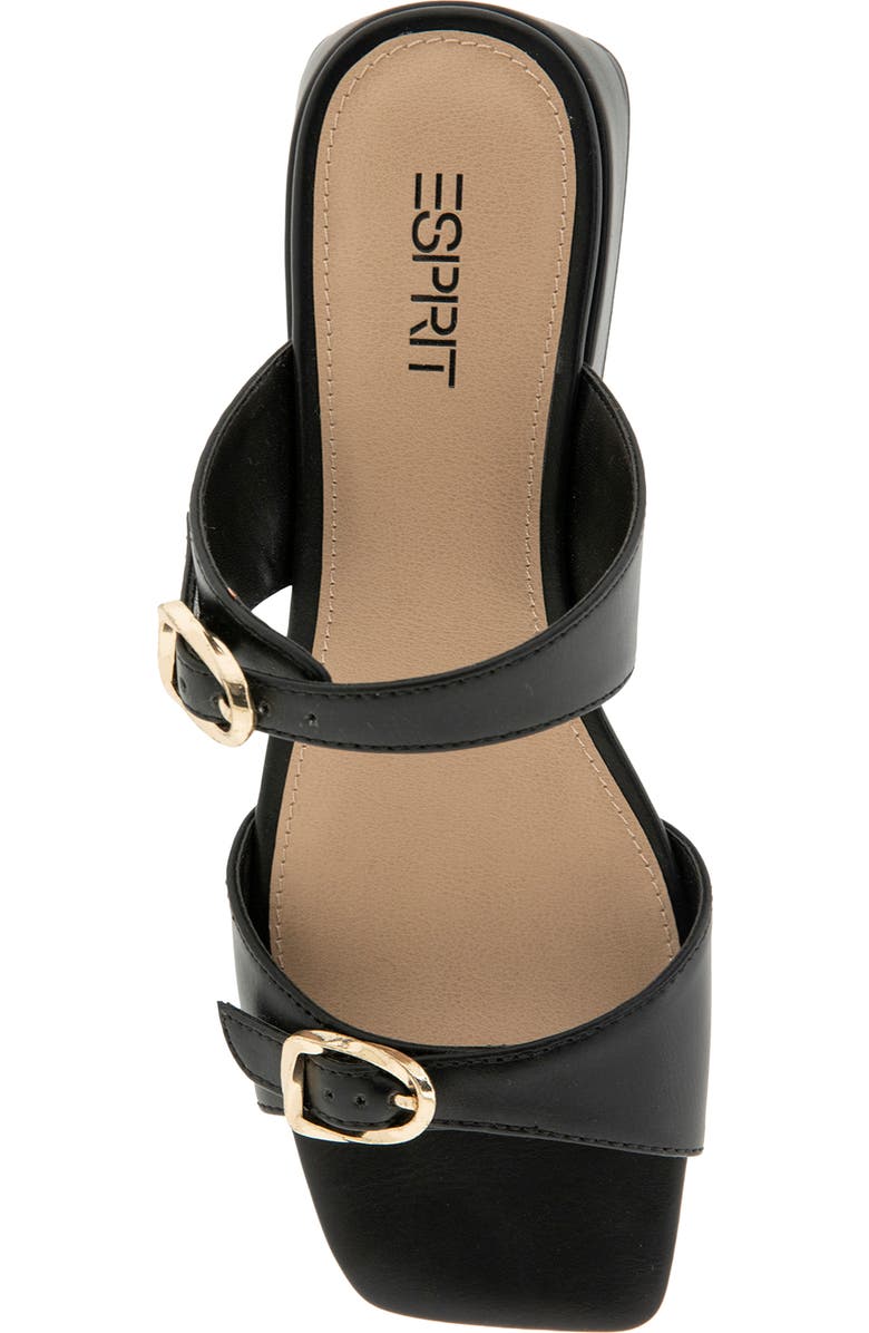 Esprit Megan Slide Sandal, Alternate, color, Black Pu