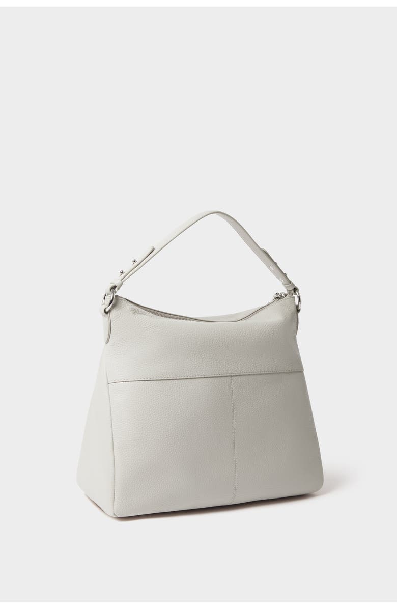 Osprey London The Stella Leather Hobo Bag, Alternate, color, Taupe