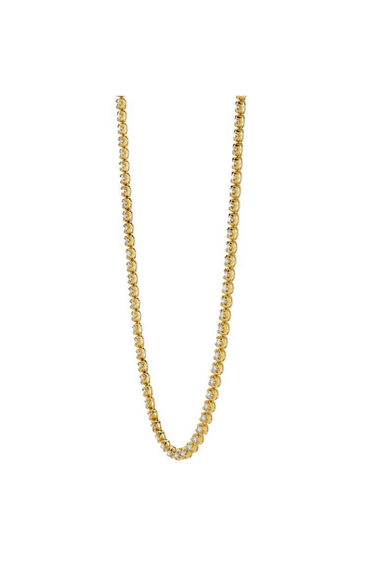 LMJ 14K Yellow Gold Diamond Tennis Chain - 5.94 Carats, Alternate, color, 14K Yellow Gold