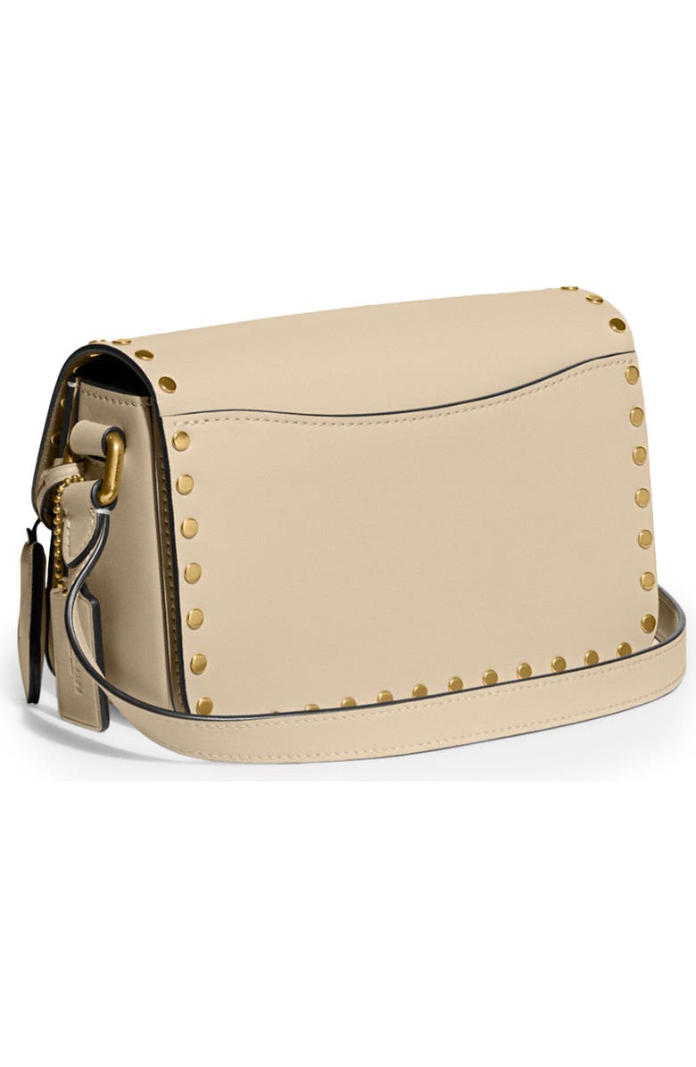 COACH Studio Rivet Glovetanned Leather Shoulder Bag, Alternate, color,
