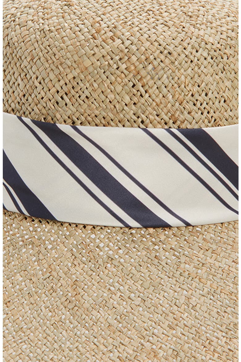 Garden Seagrass Sun Hat, Alternate, color, BLUE WHITE STRAW