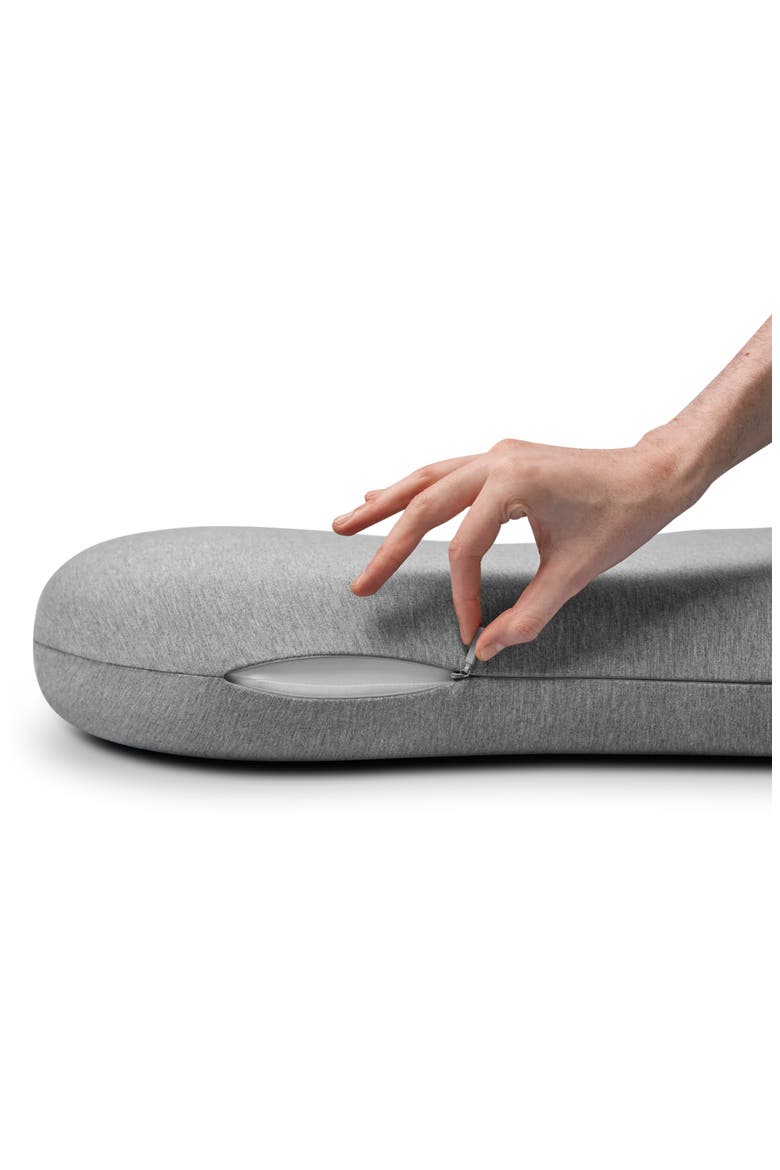 Bed Pillow Cover, Alternate, color, LIGHT GREY