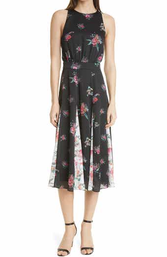 Ted Baker London Metropolis Floral Print Midi Dress