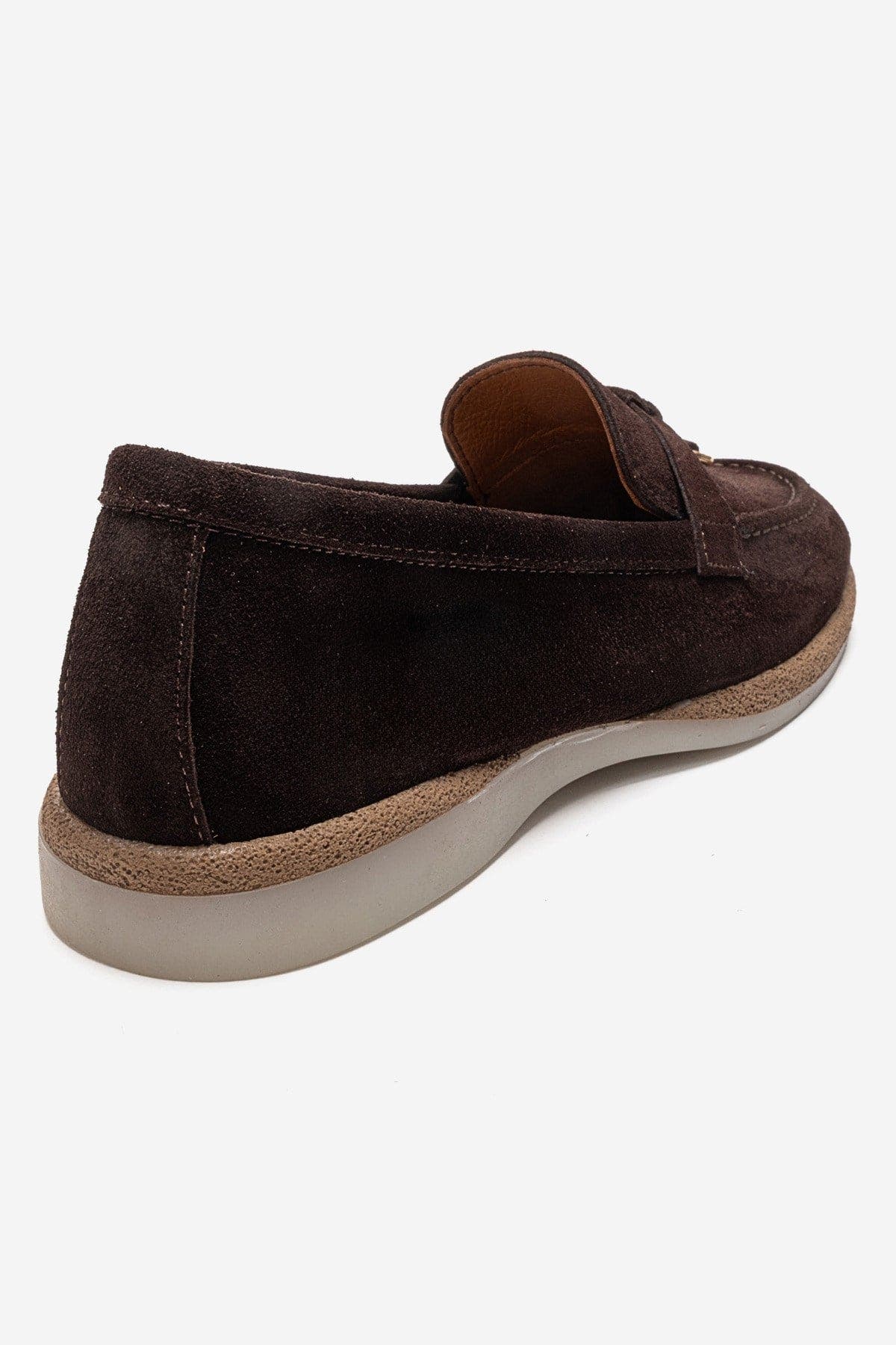 Ilvena Leather Loafer, Alternate, color, Brown Suede