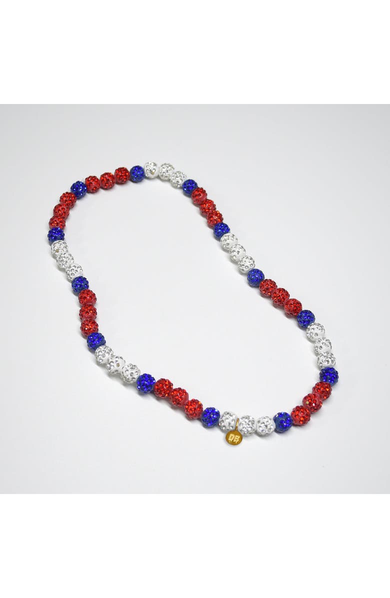 The Drip Bros Patriotic Drip Team Spirit Baseball and Sports Necklace, Main, color, Patriotic Adult