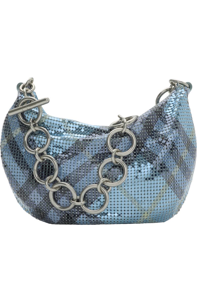 Burberry Chainmail Bag, Main, color, Flood Blue