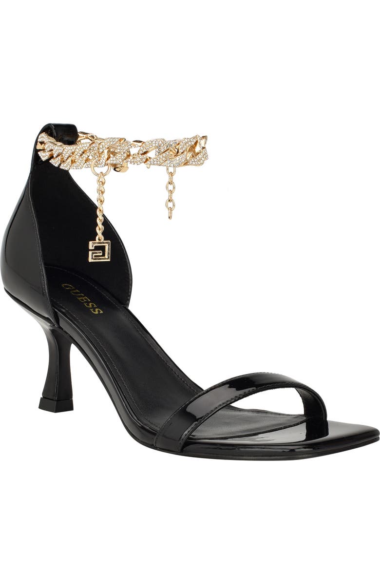 GUESS Remo Chain Ankle Strap Sandal, Main, color,