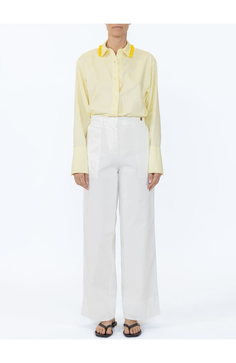 Callas Milano Sailor Wide leg pant, Alternate, color, White