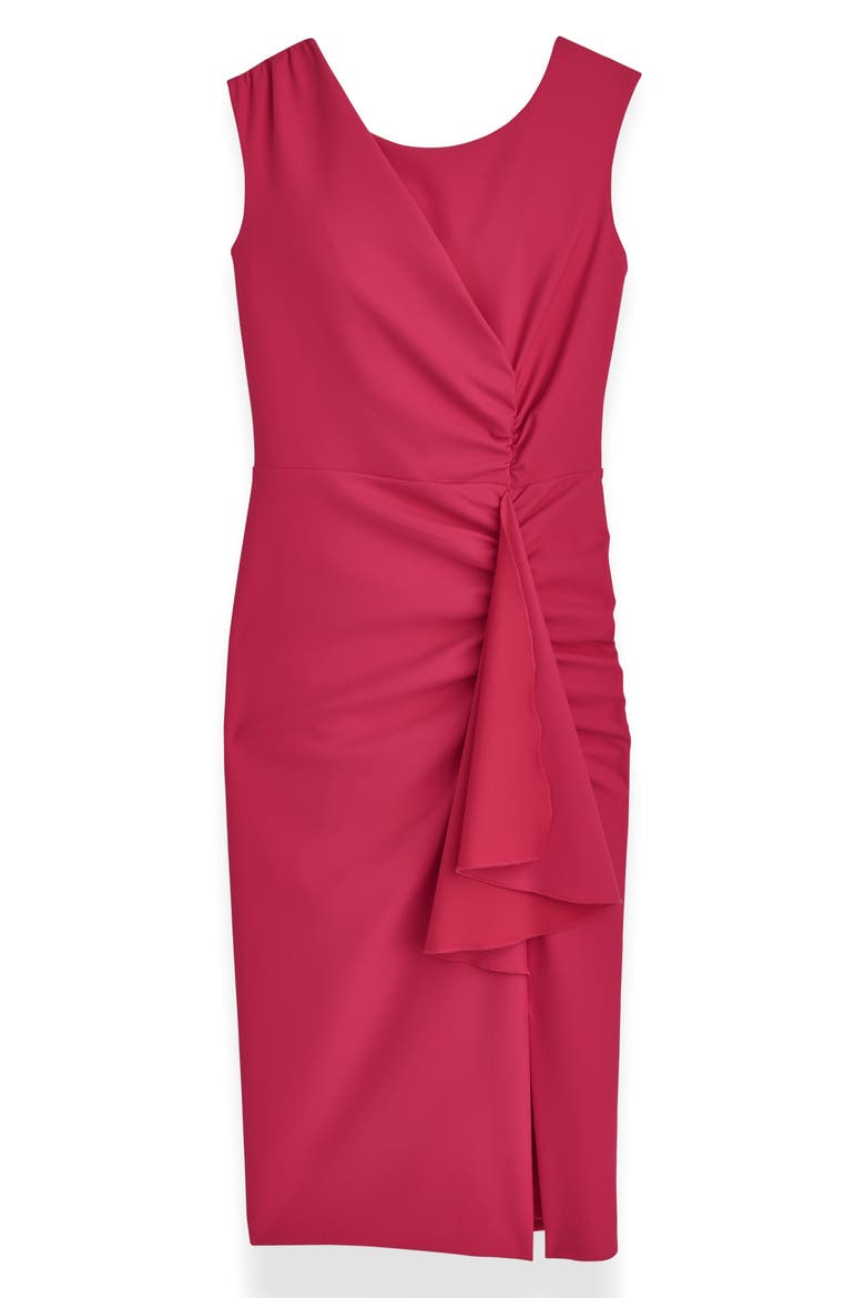 Side Ruched Sleeveless Minidress, Alternate, color, AUDACIOUS