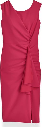 Side Ruched Sleeveless Minidress