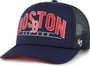 '47 Men's '47 Navy Boston Red Sox Backhaul Foam Trucker Snapback Hat
