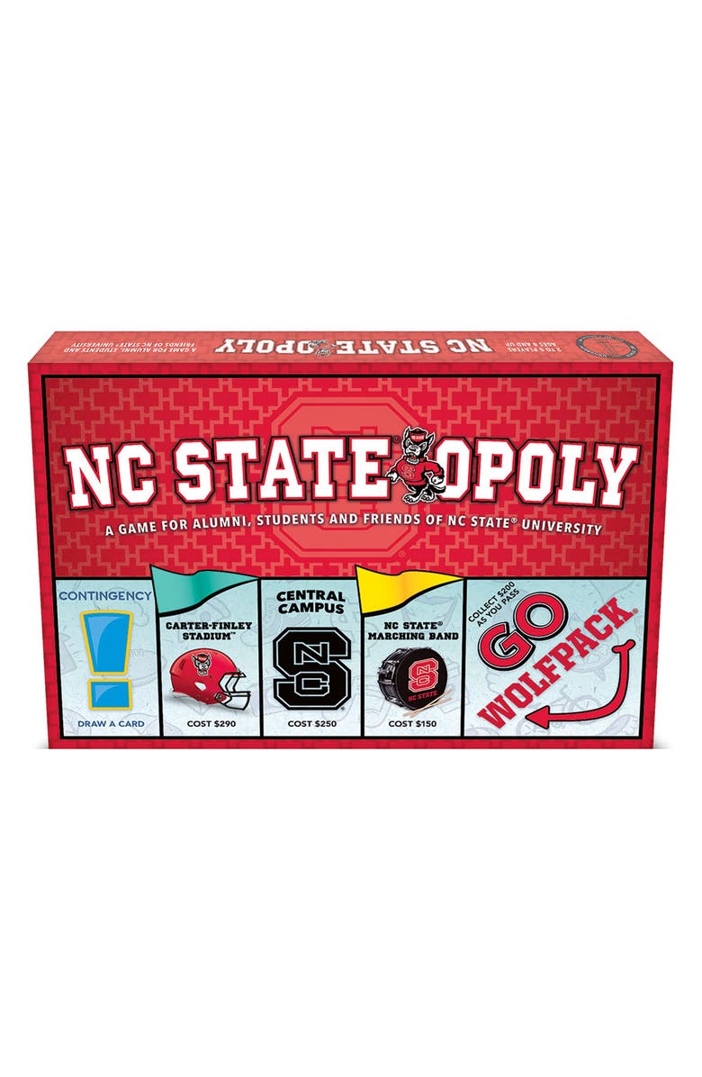 Late for the Sky Nc Stateopoly Themed Family Board Game, Alternate, color, Multicolored