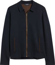 34 Heritage Collared Zip-Up Cardigan