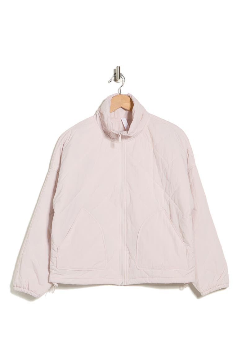 Wander Diamond Quilted Jacket, Alternate, color, PINK HUSH
