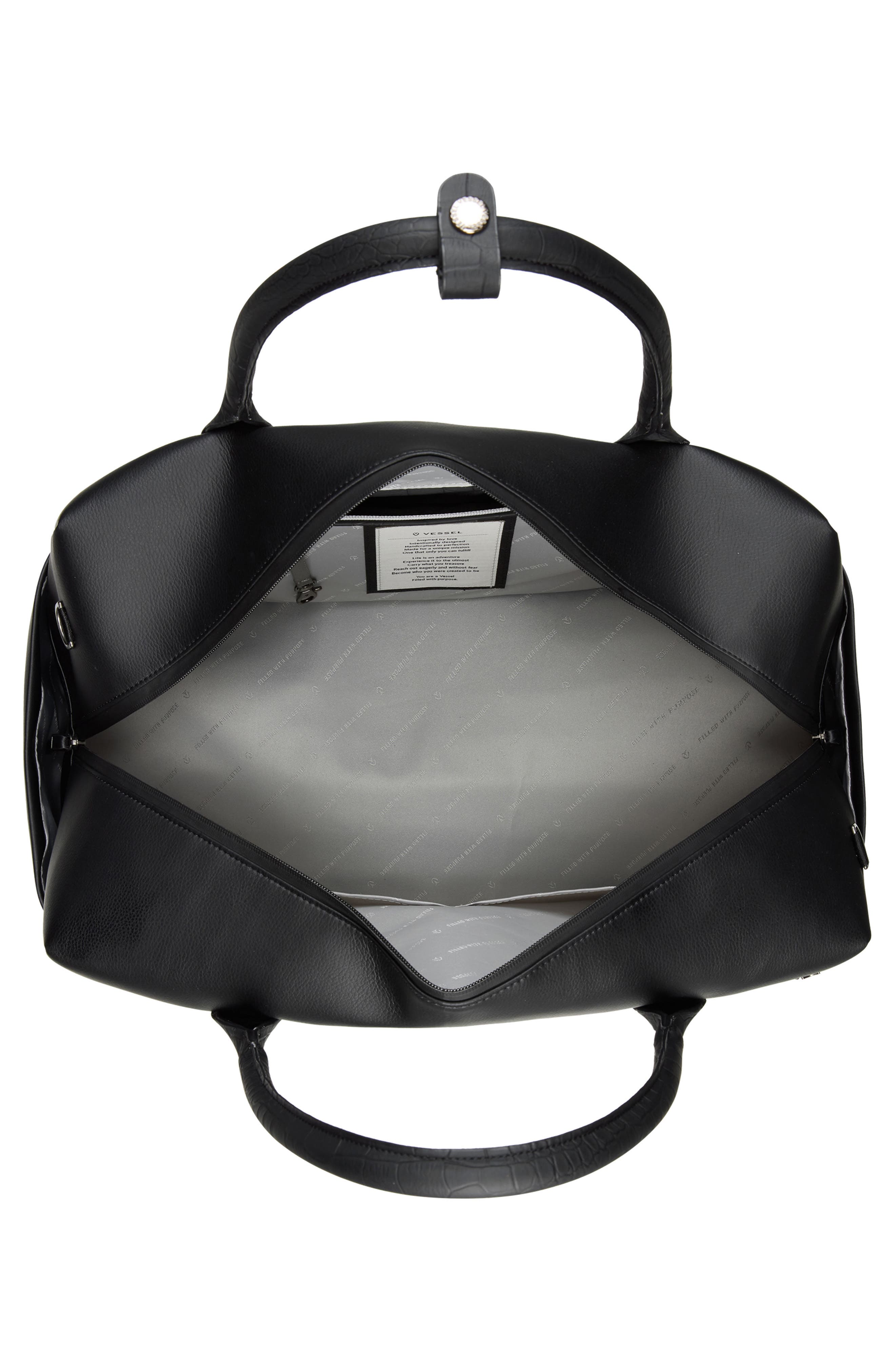 Vessel Signature 2.0 Boston Faux Leather Duffle Bag, Alternate, color, 