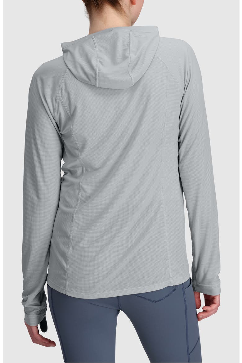 Echo Raglan Sleeve Hoodie, Alternate, color, PEBBLE