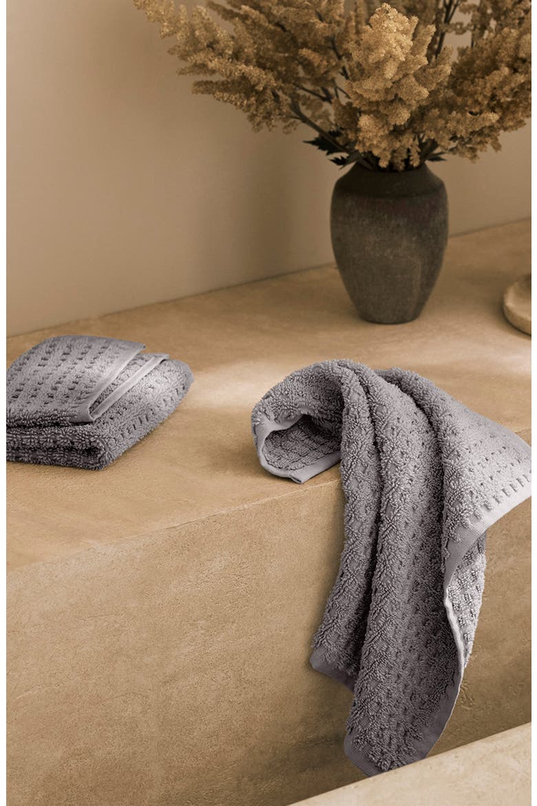 Set Of 2 Turkish Waffle Washcloths, Alternate, color, STONE