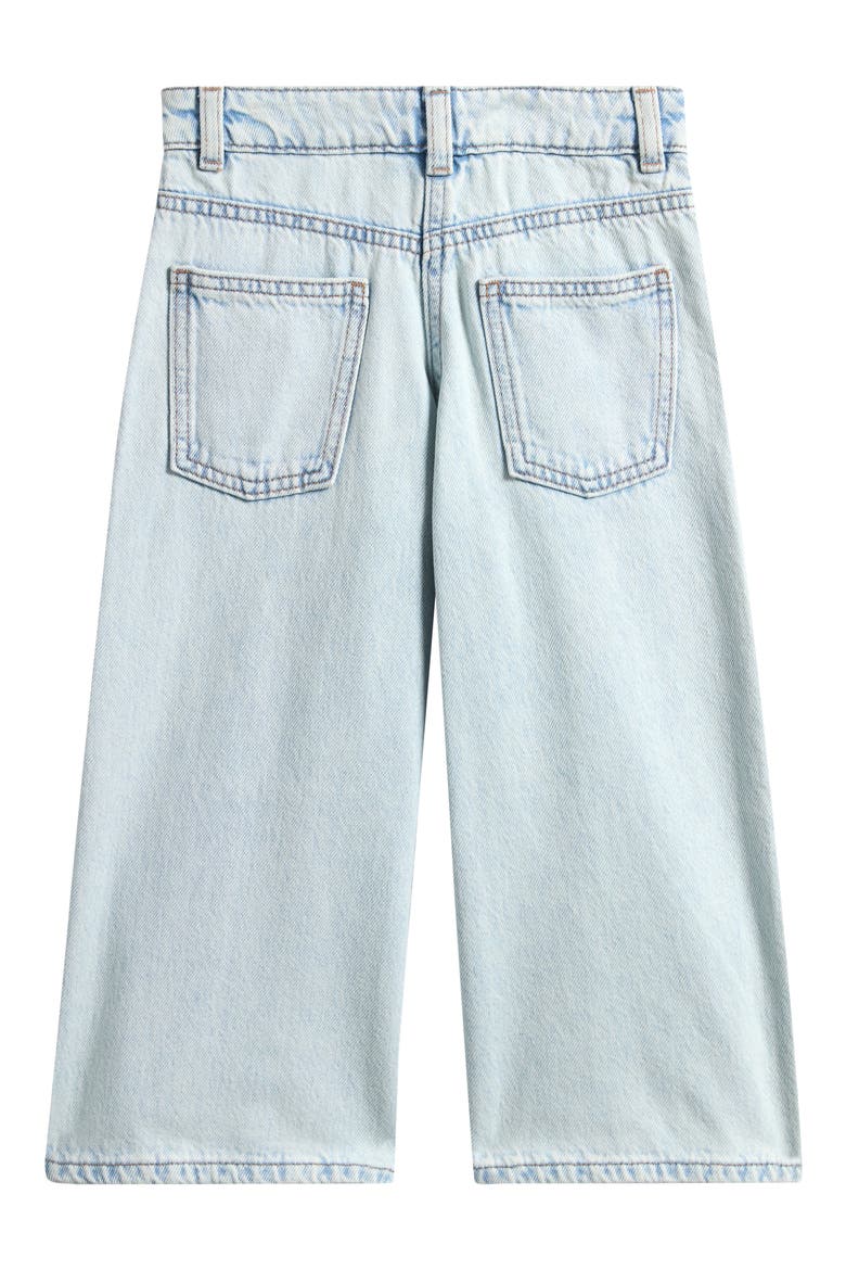 Kids' Floral Embroidered Jeans, Alternate, color, BLUE