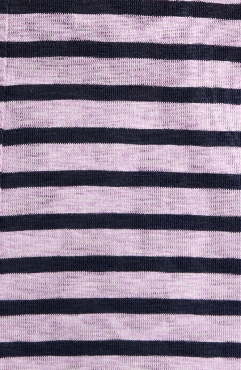 NZT by NIC+ZOE Stripe Cotton & Modal Boat Neck Top, Alternate, color, 
