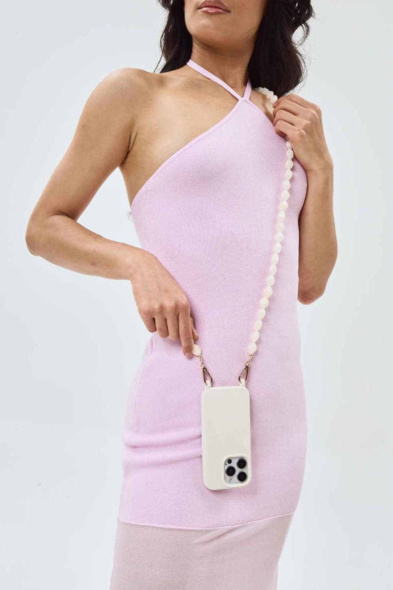 Valerie Phone Chain Set, Alternate, color, Ivory - No MagSafe