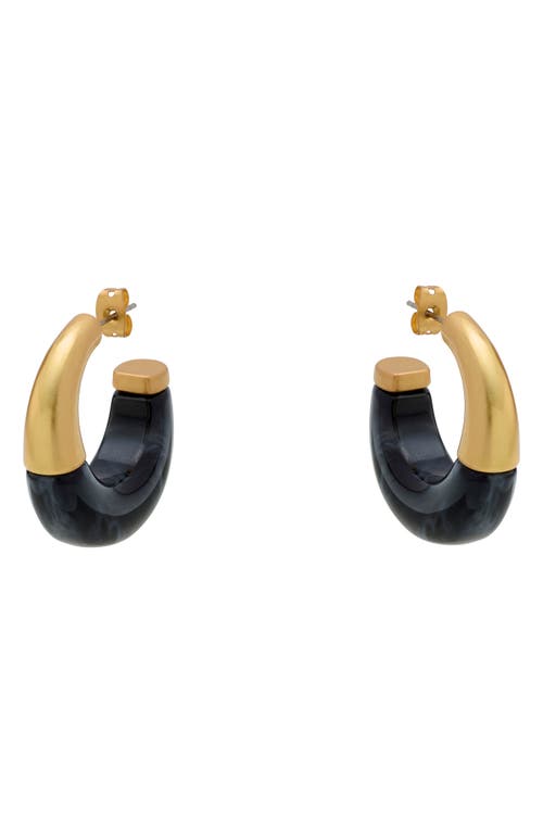 Reiss Samira Scoop Hoop Earrings In Gold