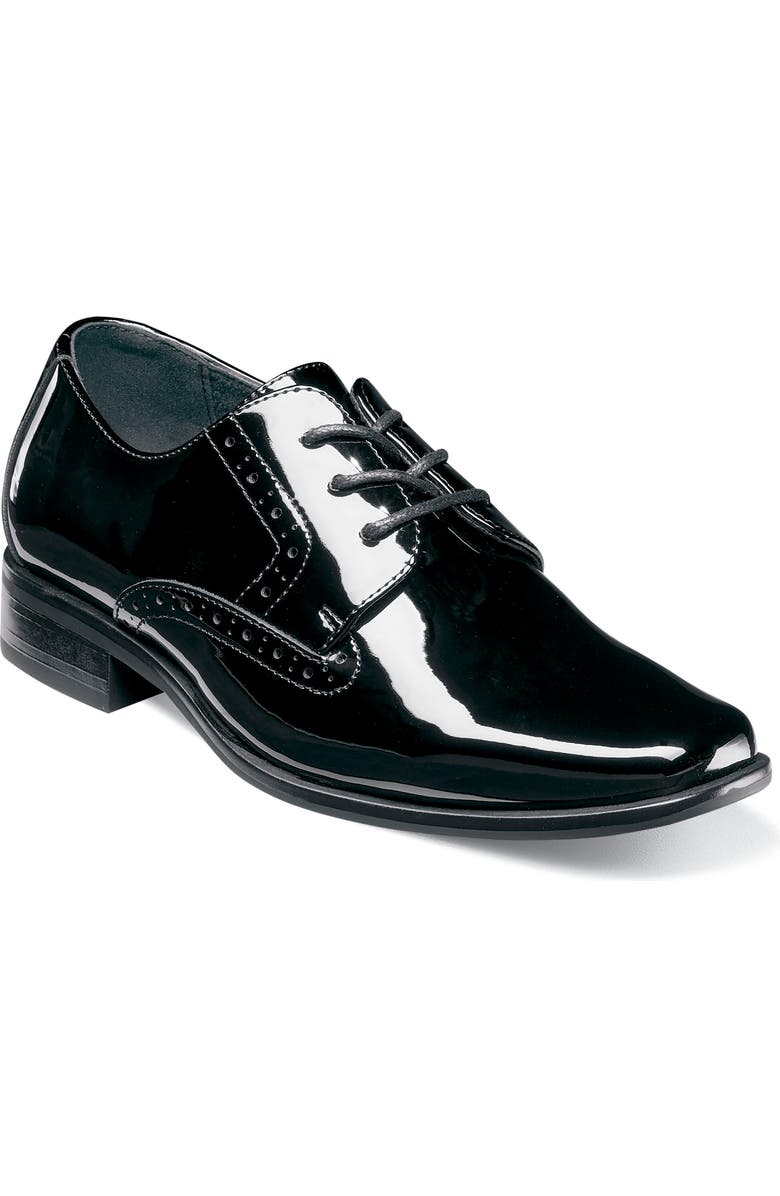 Stacy Adams Kids' Scottie Patent Derby, Main, color, Black Patent