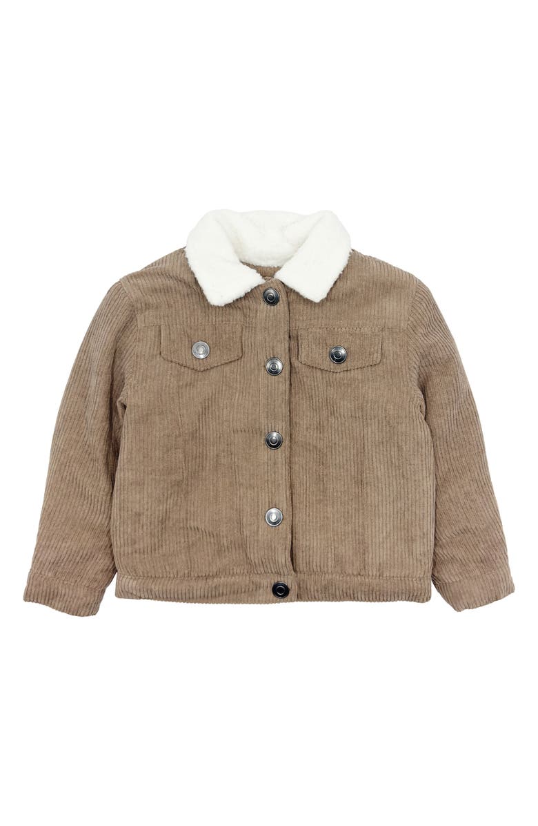Feather 4 Arrow Kids
Dylan Faux Shearling Lined Corduroy Trucker Jacket, Main, color, Ginger Snap