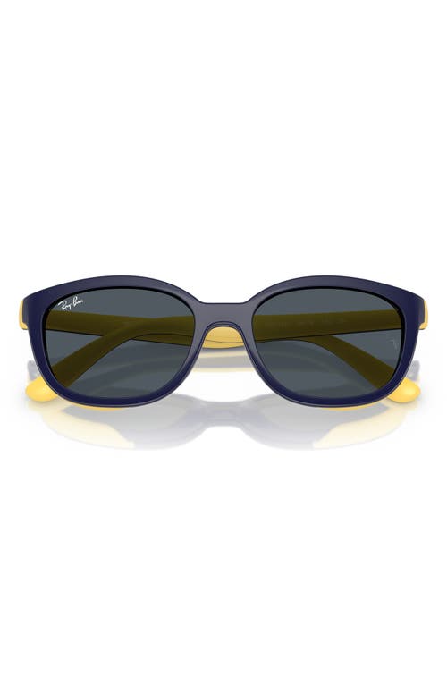 Ray Ban Ray-ban Kids' 48mm Pillow Optical Glasses & Clip-on Sunglasses In Dark Grey