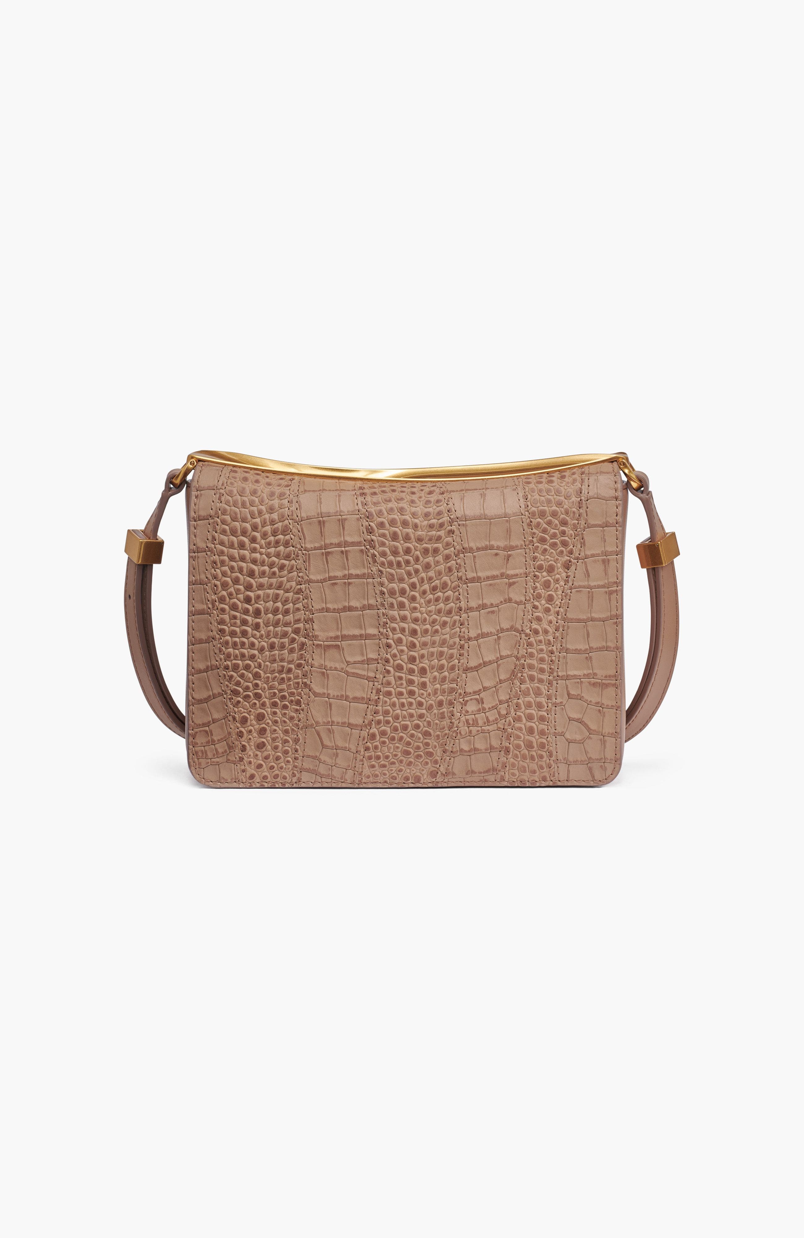 Donna Karan New York Jericho Croco Wave Shoulder, Alternate, color, 
