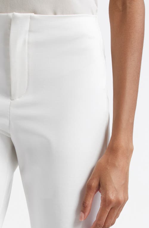 Shop Alice And Olivia Alice + Olivia Yuki Bootcut Trousers In Off White