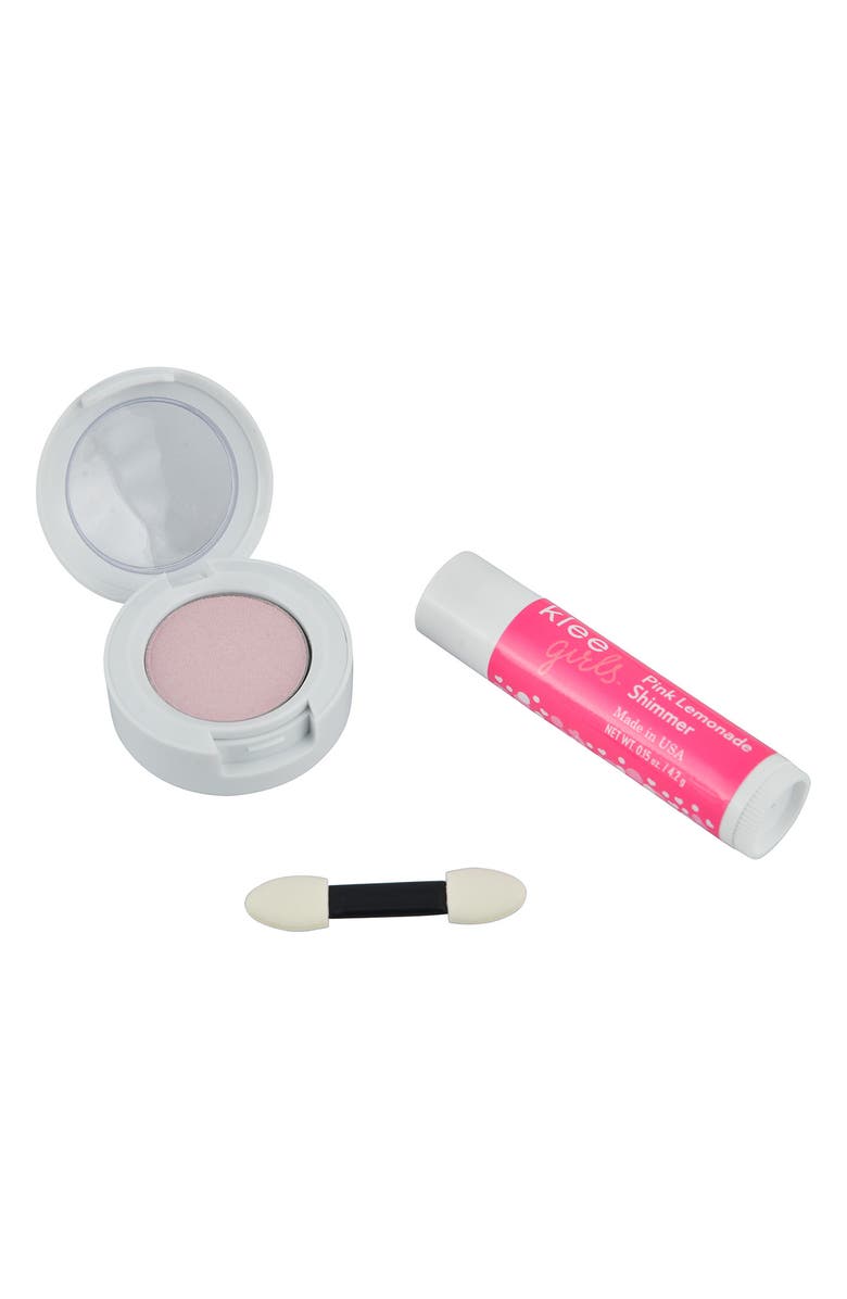 Klee Kids Bubble Gum Shimmer Natural Mineral Eyeshadow & Lip Shimmer Duo, Alternate, color,