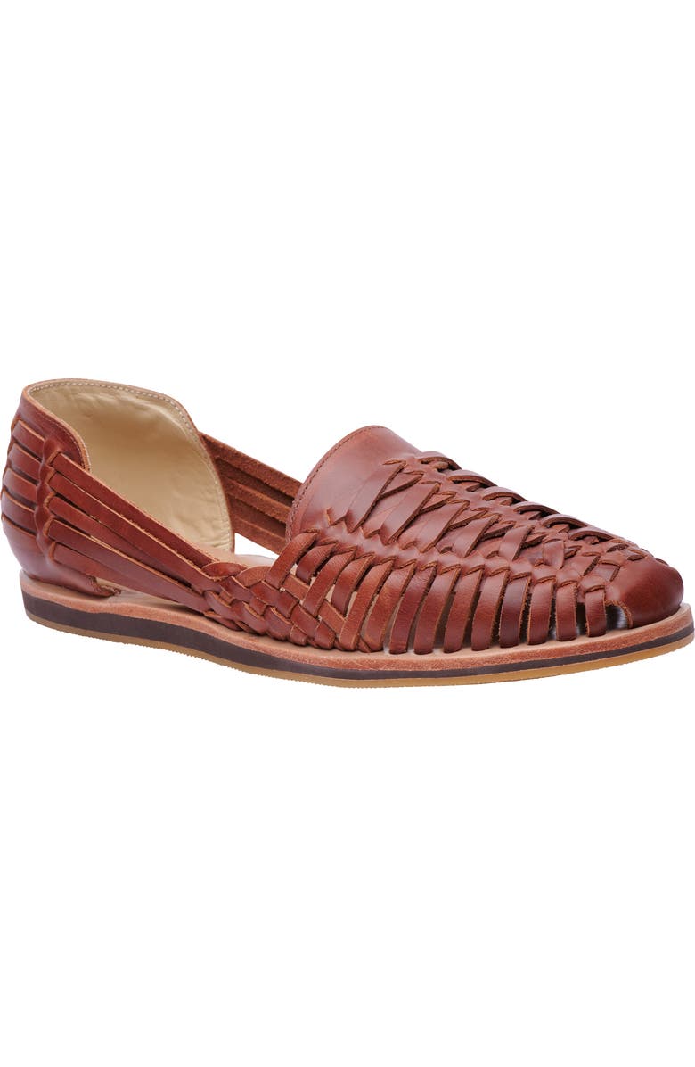 Nisolo Huarache Water Resistant Sandal, Main, color, Brandy