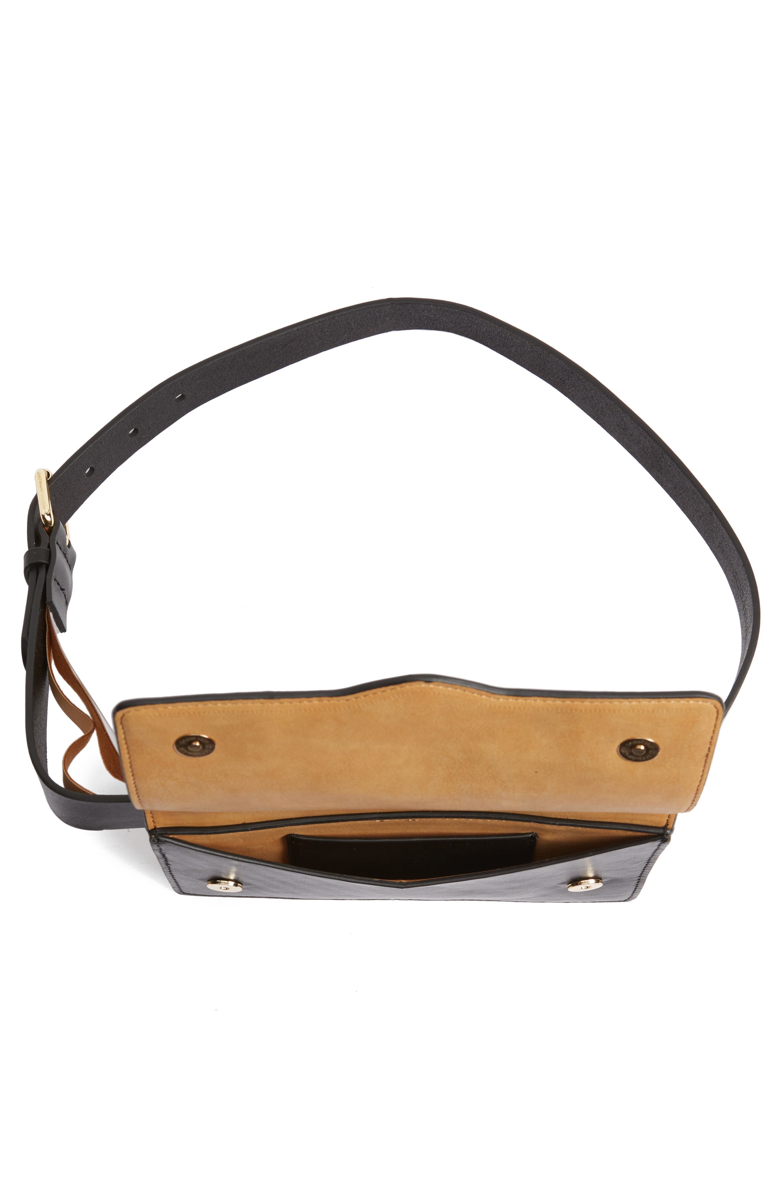 Rebecca Minkoff Bandana Stud Belt Bag, Alternate, color, 