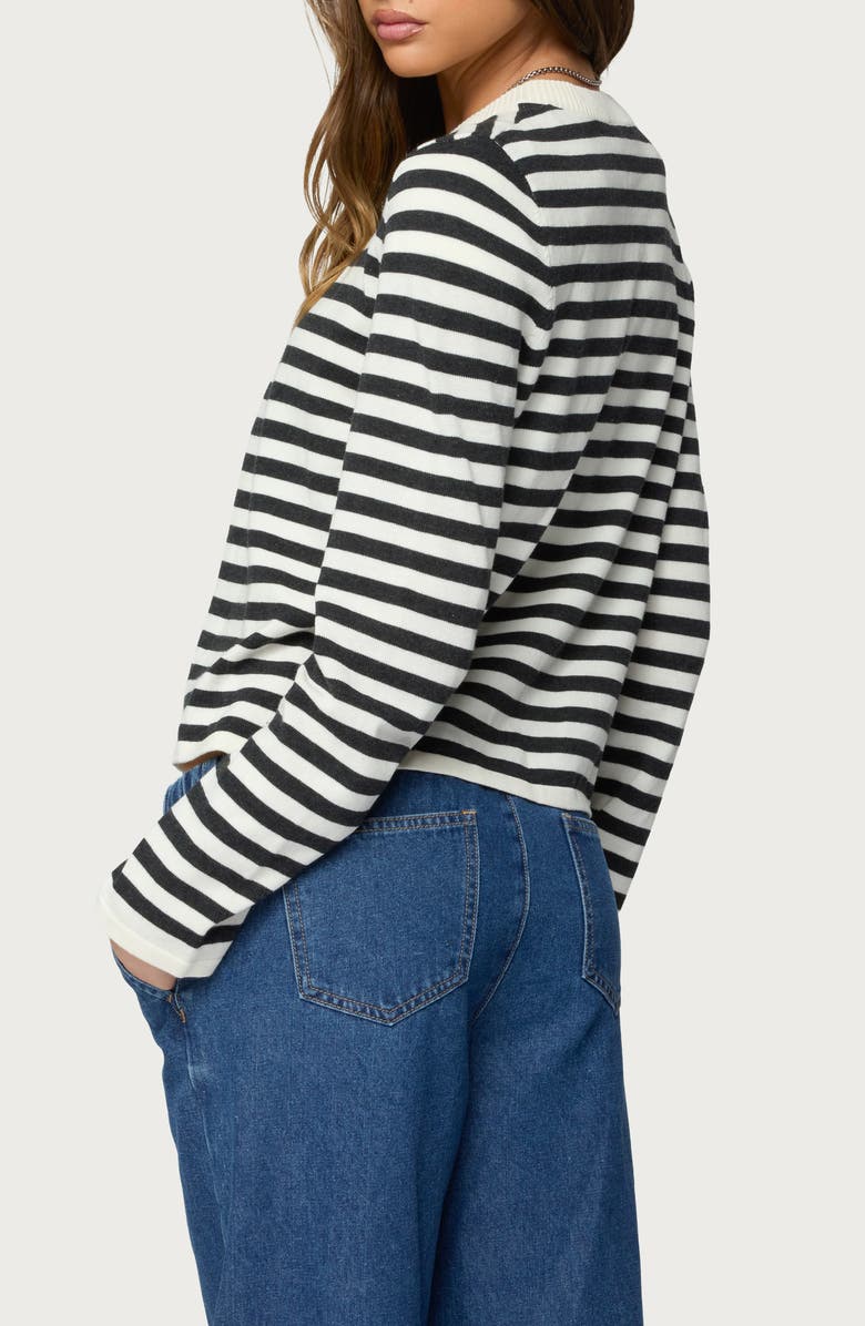 EDIKTED Jenie Split Front Cardigan, Alternate, color,