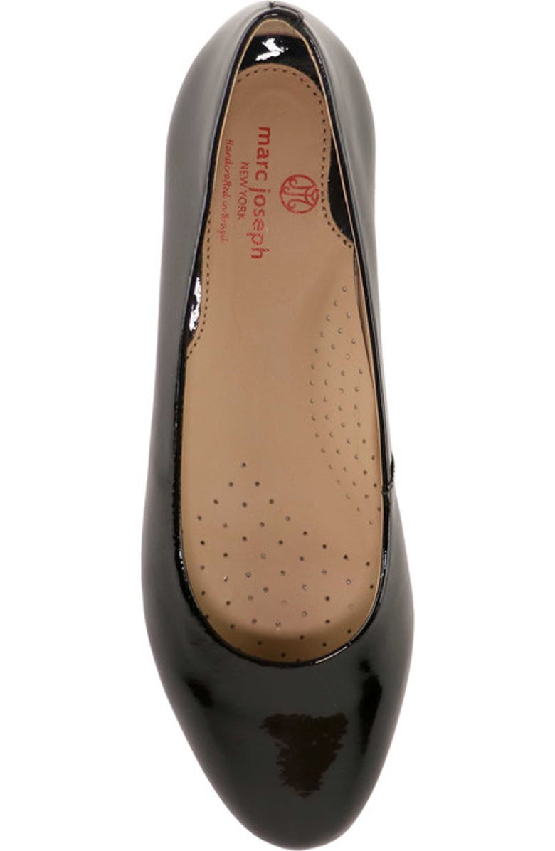 Marc Joseph New York Madison Leather Flat, Alternate, color, Black Soft Patent