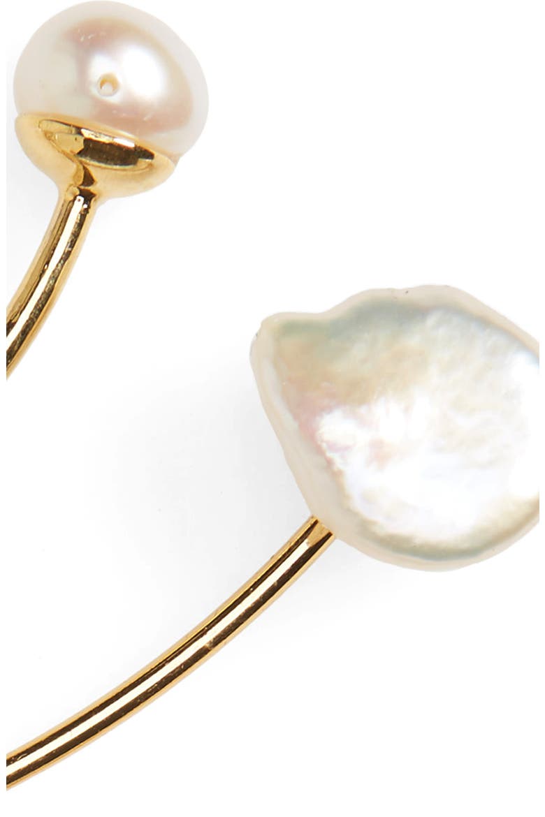 2-Pack Freshwater Pearl Bobby Pins, Alternate, color, GOLD