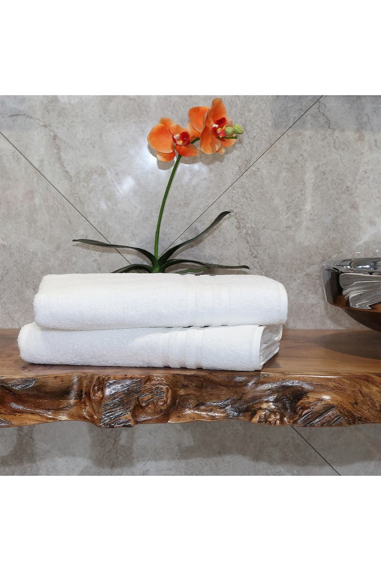 Denzi Bath Towels - Set of 2 - Cream, Alternate, color, CREAM
