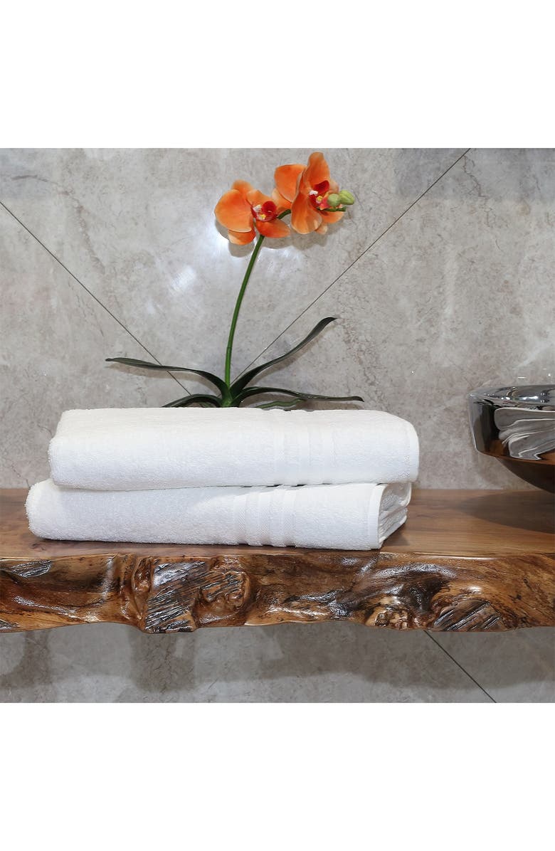 Linum Home Textiles Denzi Bath Towels - Set of 2 - Cream, Alternate, color, Cream