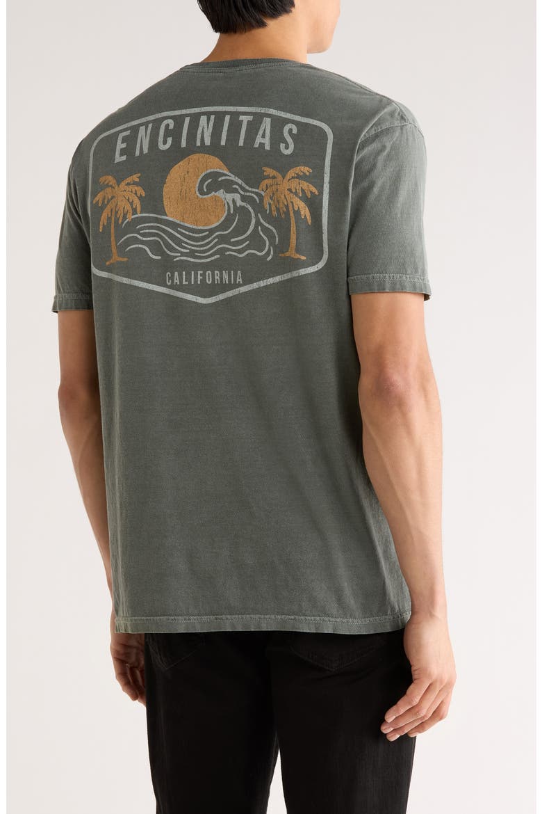 Encinitas Waves Graphic T-Shirt, Alternate, color, GREY