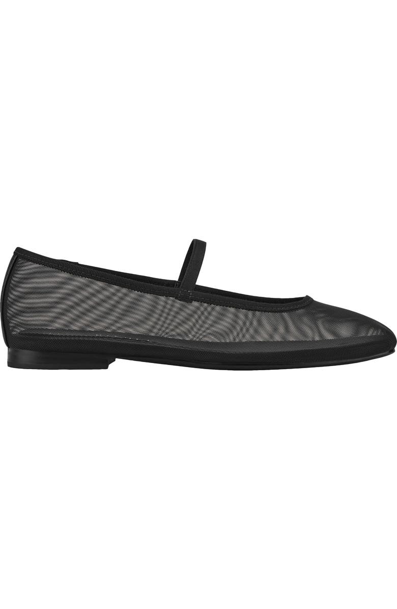 Marc Fisher LTD Ureka Mesh Ballet Flat, Alternate, color, Black
