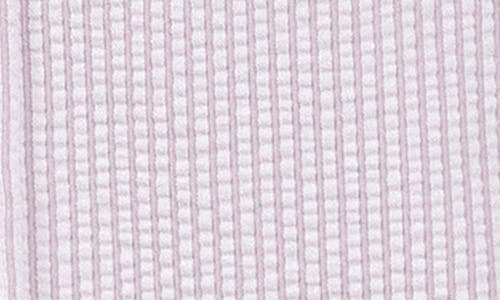7 Diamonds Keaton Stripe Seersucker Short Sleeve Button-up Shirt In Purple