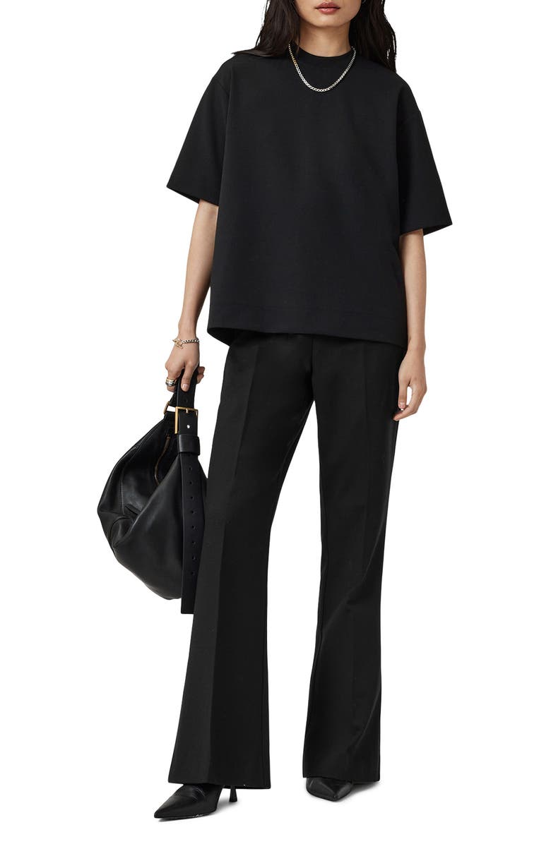 AllSaints Dani Back Zip T-Shirt, Alternate, color, 