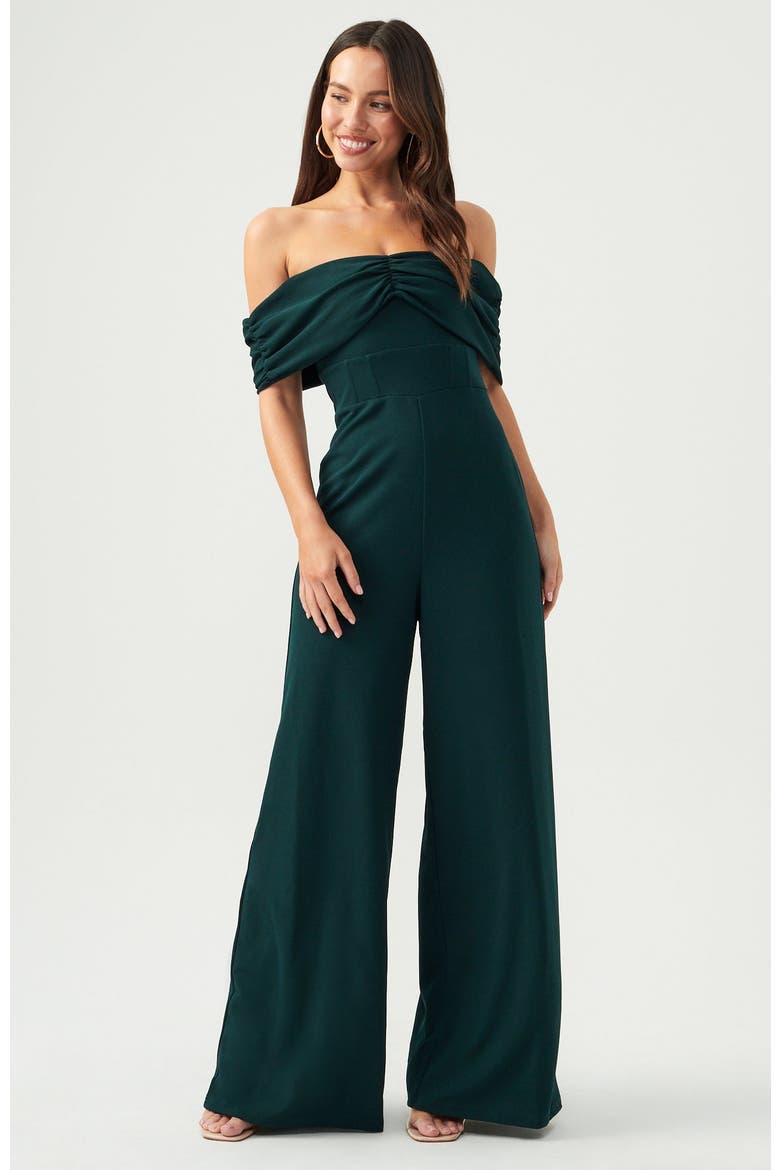 Amalie Jumpsuit, Alternate, color, Emerald